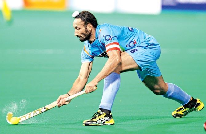 India captain Sardar Singh. Pic/Getty Images