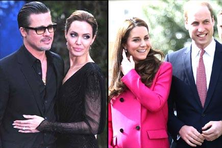 Brad Pitt, Angelina Jolie have tea with Prince William, Kate Middleton
