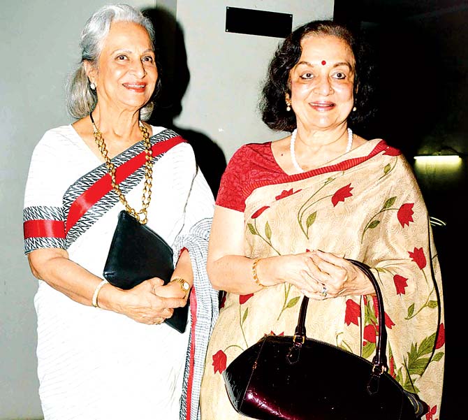 Waheeda Rehman and Asha Parekh