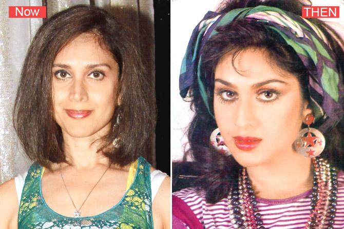 Meenakshi Seshadri at an event in Mumbai to felicitate actresses for their contribution to Bollywood. PIC/PTI