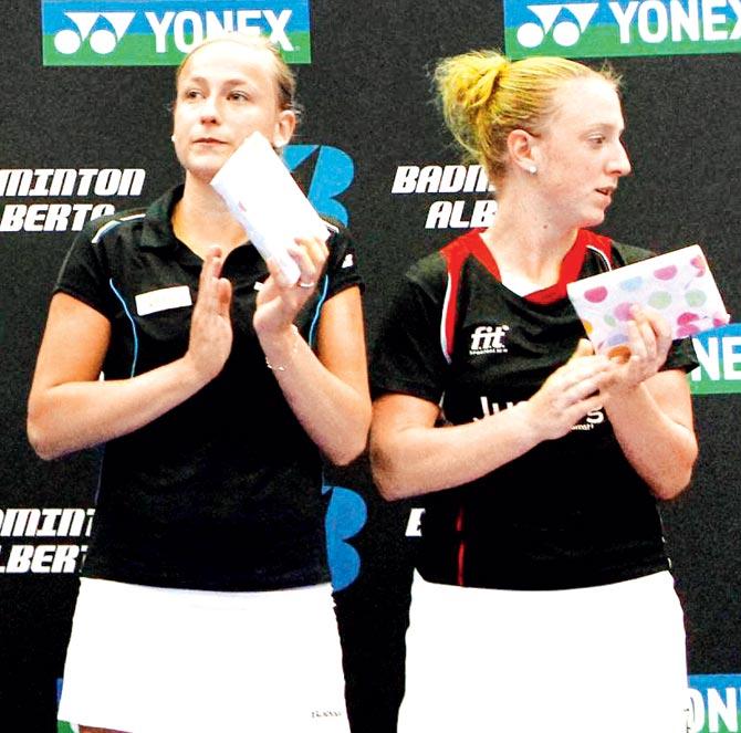 The Dutch pair of Eefje Muskens and Selena Piek whom Jwala-Ashwini defeated in Canada