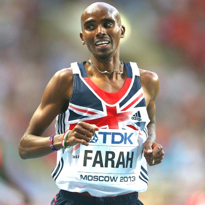 Mo Farah. Pic/AFP