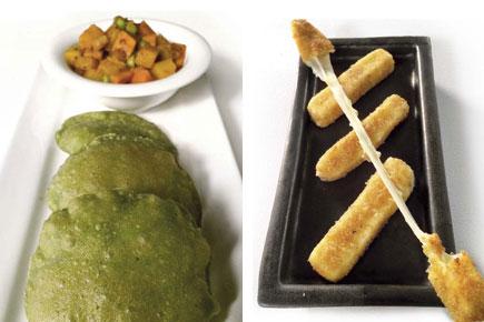 Recipes: Puri Bhaji and Mozzarella Sticks with a healthy twist