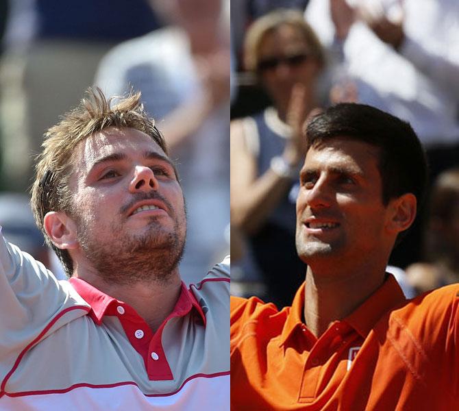 French Open: Djokovic, Wawrinka paths to final