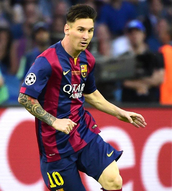 Lionel Messi. Pic/AFP