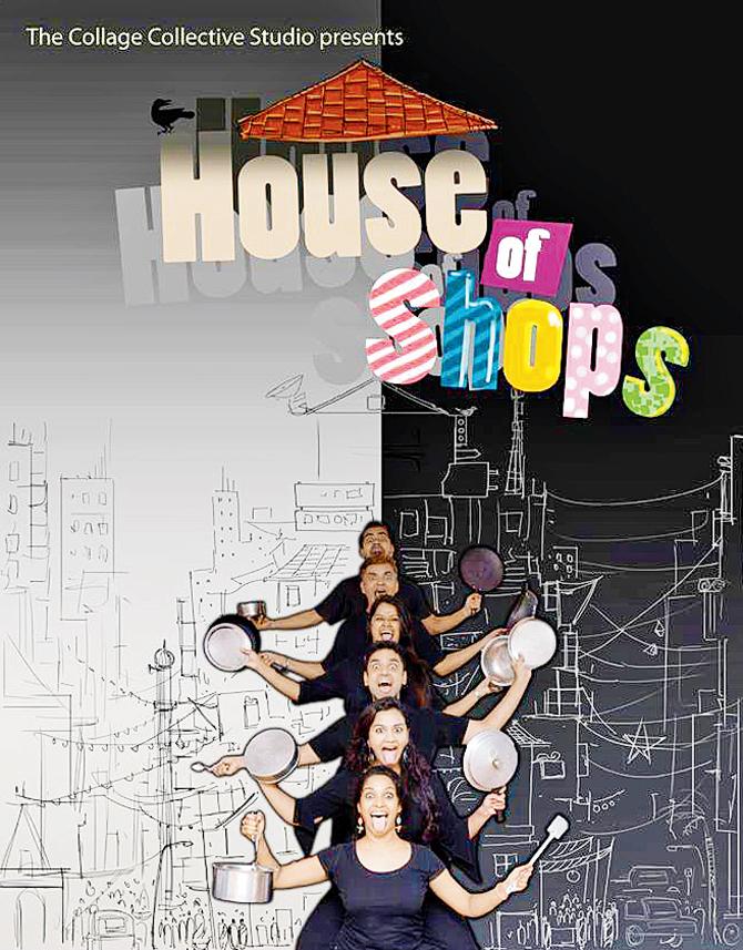A poster of the play, House of Shops