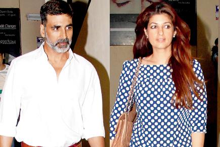 Akshay Kumar and wife Twinkle Khanna step out in style
