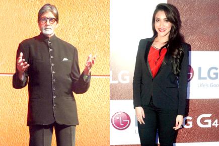 Spotted: Amitabh Bachchan, Rashmi Nigam at a smartphone launch