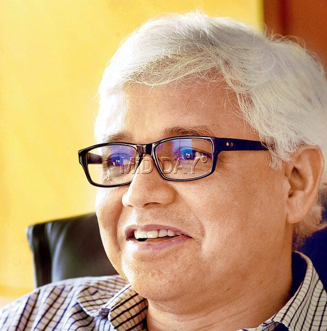 Amitav Ghosh will release Flood of Fire this Friday at NGMA. Pic/Atul Kamble