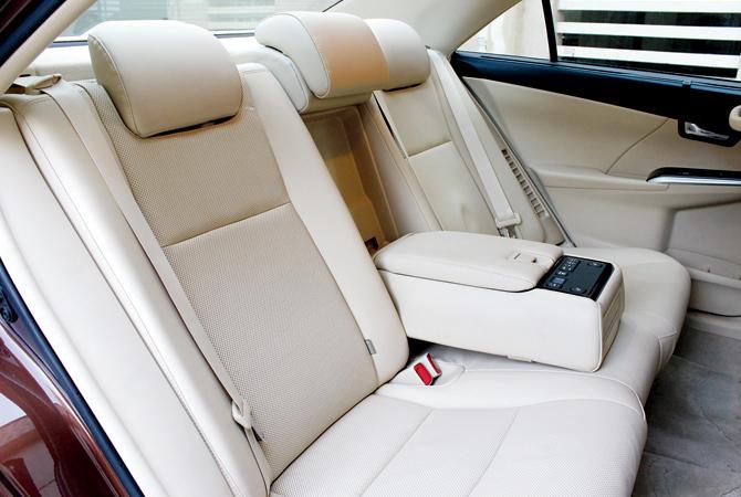 Back seats are extremely comfortable and power recline-able for an angle of eight degrees