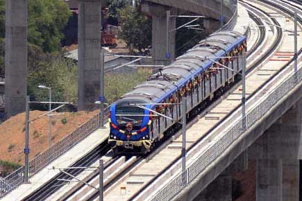 Metro rail services launched in Chennai