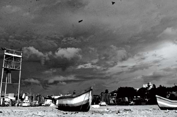 Mumbai monsoon clouds