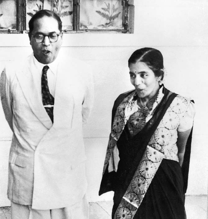 Dr Babasaheb Ambedkar, seen here with Dr Sharada Kabir, his wife, wrote, ‘Caste is the monster that crosses your path. You cannot have political reform, you cannot have economic reform, unless you kill this monster...’ Pic/Getty Images