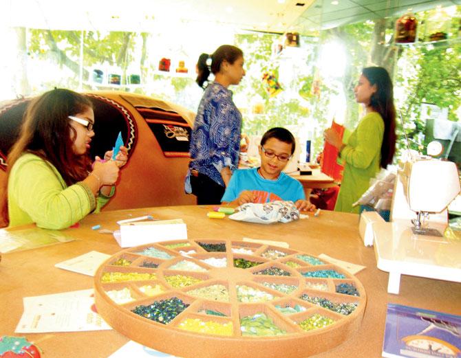 The Hab offers undivided attention where kids can spend hours learning to make cards, gift items and other handmade products