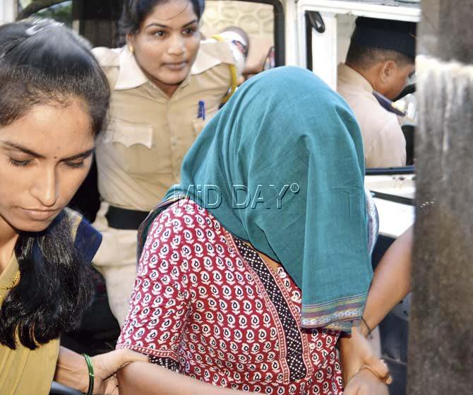 Gadkar was presented in the Kurla magistrate court and remanded in police custody till today. Pic/Datta Kumbhar