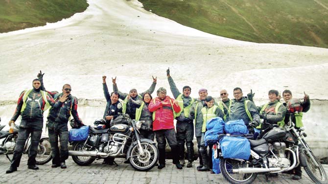 The Musafirs Motorcycling group Ladakh