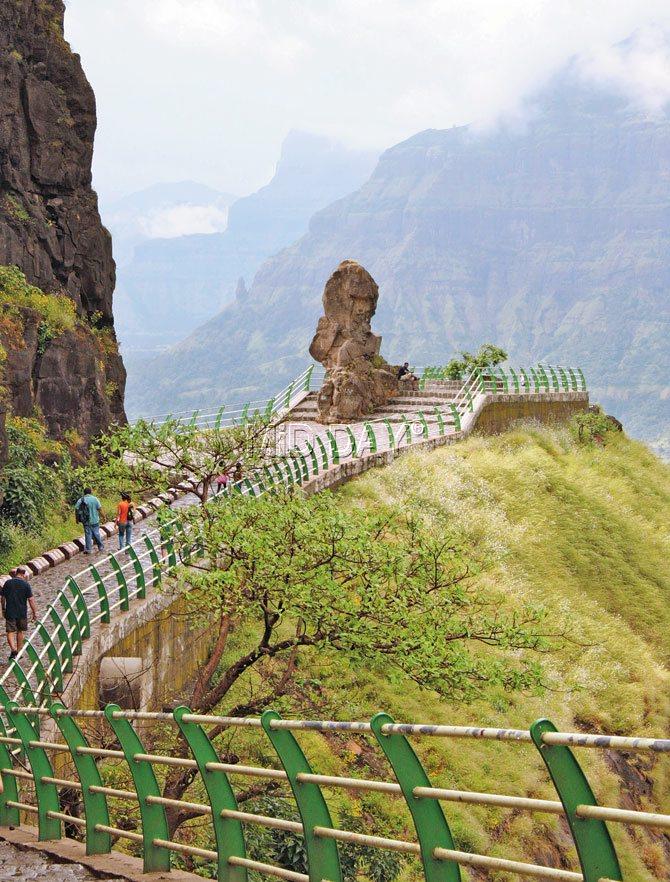 The vantage point to view Malshej Ghat in all its glory. Pic/Dhara Vora