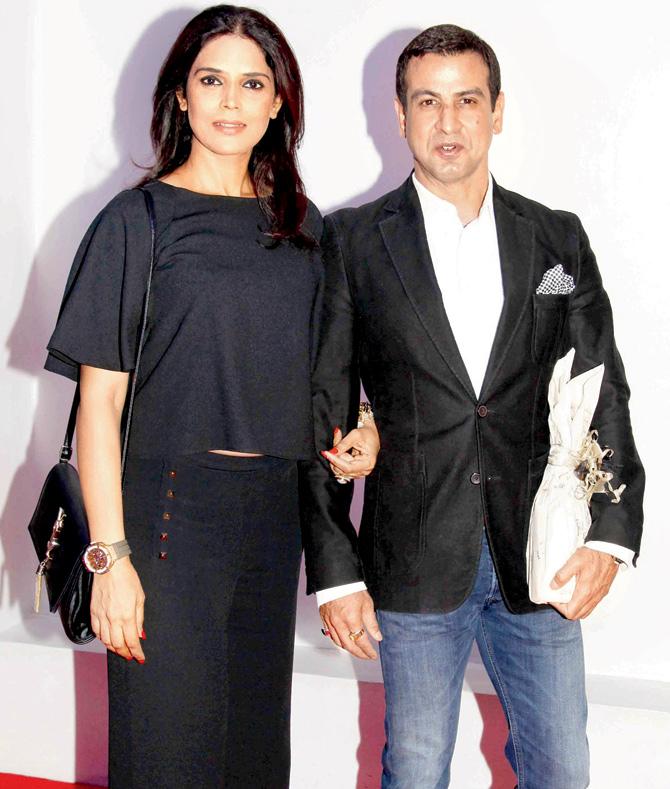 Neelam and Ronit Roy 