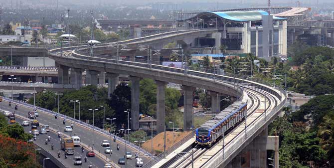 Metro flagged off in Chennai