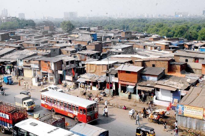 The Dharavi Redevelopment Project covers 240.35 hectares of land. file photo