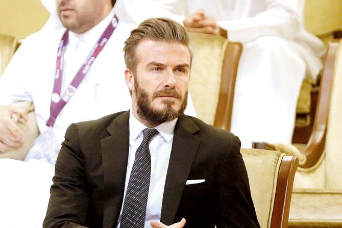 David Beckham. Pic/AFP
