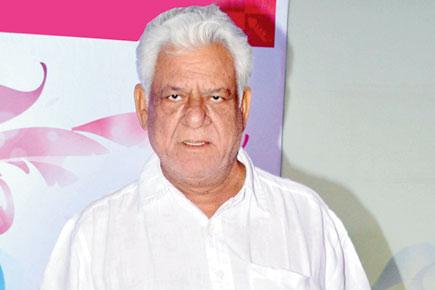 Spotted: Om Puri at an event for artists