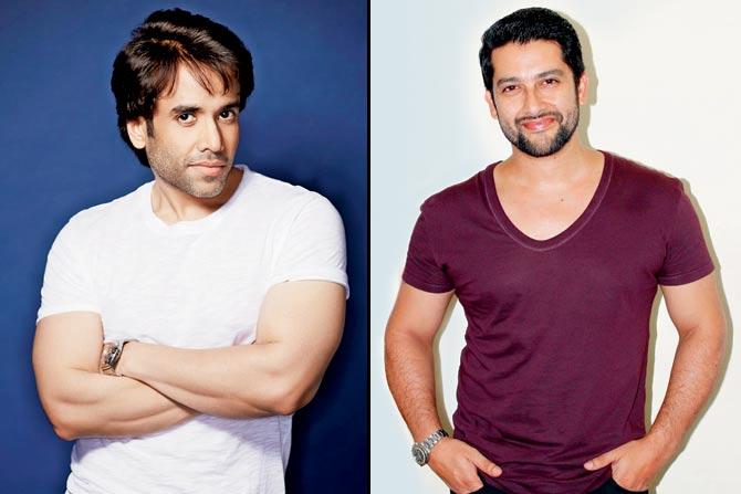 Tusshar Kapoor and Aftab Shivdasani (right) recently met porn stars in Bangkok to prep up for their roles in the third instalment of Kya Kool Hai Hum