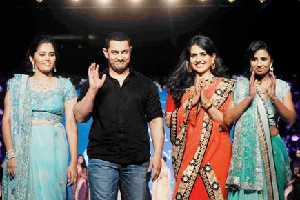 Aamir Khan and Sonakshi Sinha walk the ramp for a cause