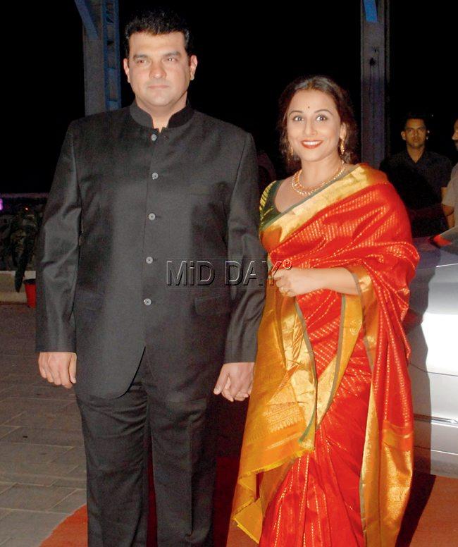 Siddharth Roy Kapur and Vidya Balan