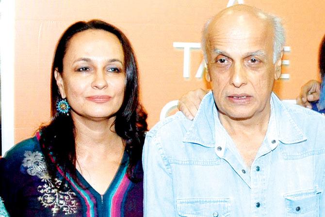 From left: Soni Razdan and Mahesh Bhatt