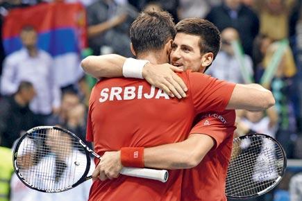 Tennis: Djokovic-led Serbia reach Davis Cup quarter-finals