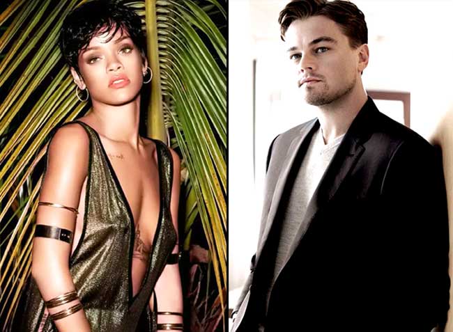 Rihanna and Leonardo DiCaprio