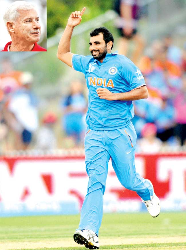 (Inset) Richard Hadlee and Mohammed Shami