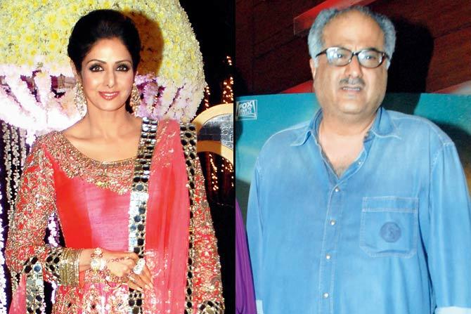 Sridevi, who made her Bollywood comeback with English Vinglish (2012), has acted in Boney’s earlier films like Mr India (1987), Roop Ki Rani Choron Ka Raja (1993) and Judaai (1997)