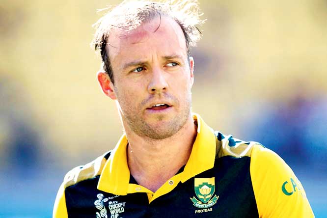 AB de Villiers hits maximum sixes in a World Cup