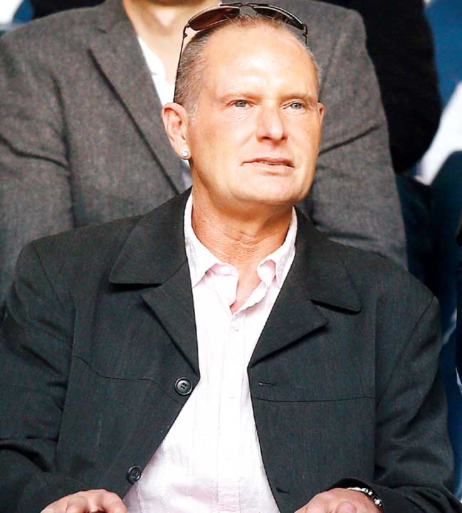 Former Spurs and England player Paul Gascoigne. Pic/Getty Images