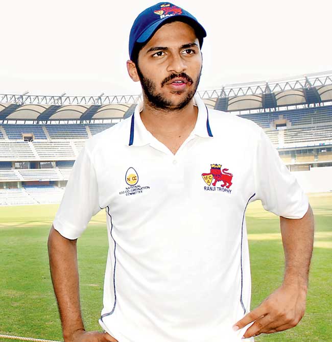 Pacer Shardul Thakur, the only Mumbai player picked for Irani Cup