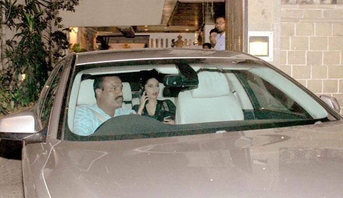 Sonam Kapoor was spotted outside her house in Juhu, Mumbai