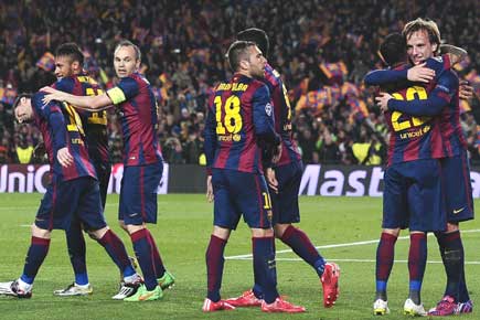 CL: Barcelona ease past Man City into quarters despite Hart heroics