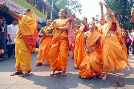 Thane: Maharashtrian women celebrate Gudi Padwa