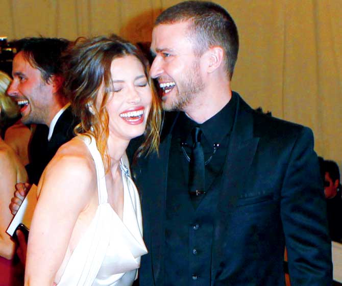 Justin Timberlake and Jessica Biel