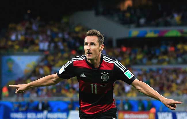 Miroslav Klose. Pic/AFP
