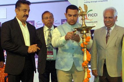 Aamir Khan attends inaugural session of FICCI Frames 2015