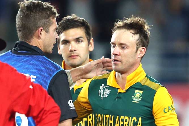 ICC World Cup:  De Villiers shows raw emotions after Proteas dumped in semis