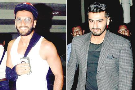 Spotted: 'Gunday' duo Arjun Kapoor and Ranveer Singh