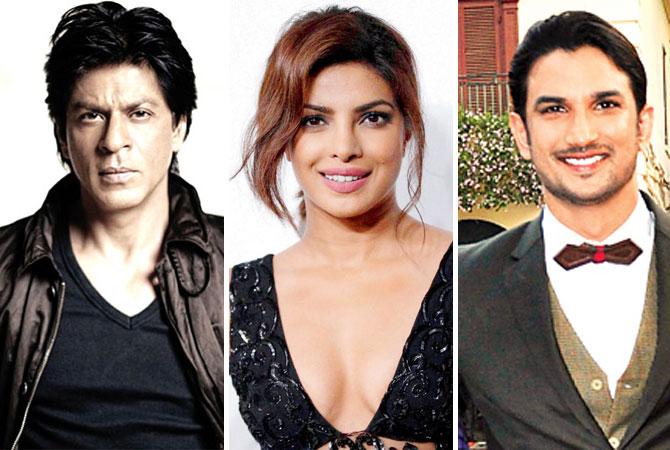 Bollywood celebs like Shah Rukh Khan, Priyanka Chopra and Sushant Singh Rajput are among the several Bollywood celebs cheering India in the World Cup semi-final against Australia at the Sydney Cricket Ground