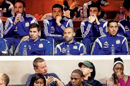 Lionel Messi turns up for Washington Wizards' NBA match