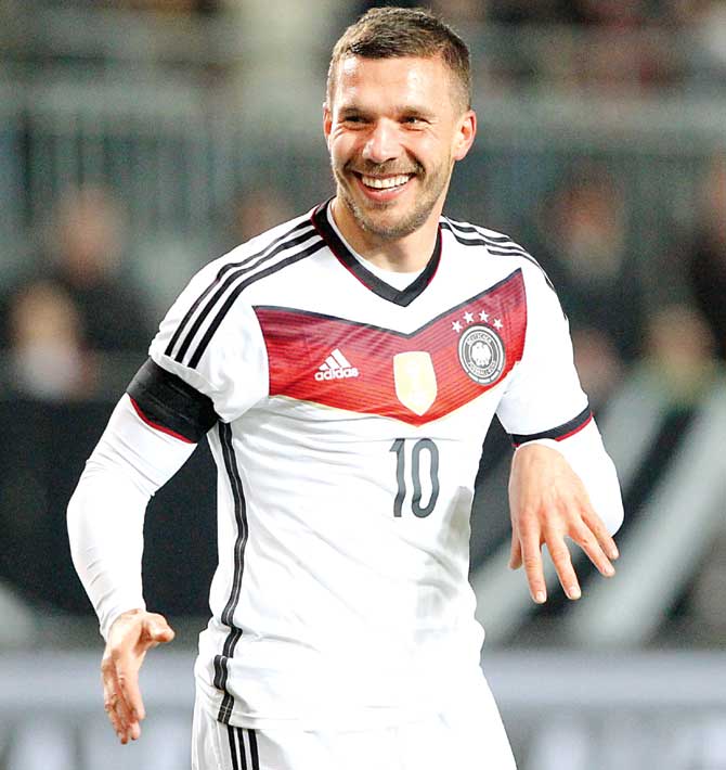 Germany forward Podolski quits international football