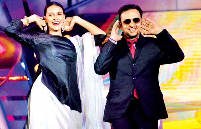 Neha Dhupia and Gulshan Grover
