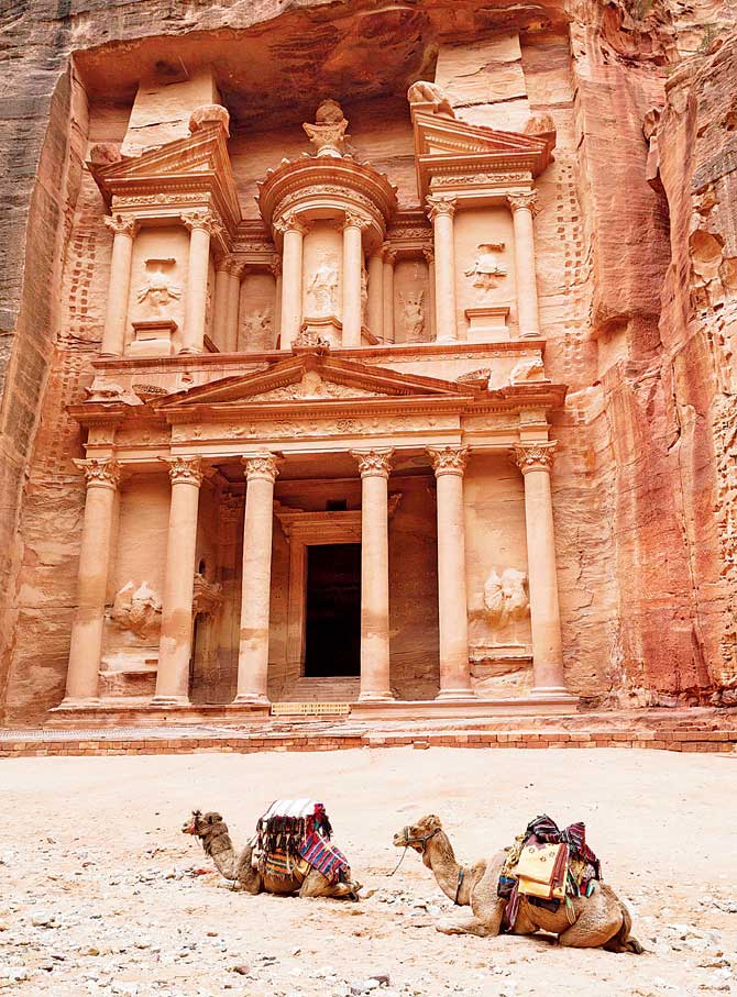 Al-Khazneh or The Treasury at Petra. Pics/Sonia Nazareth
